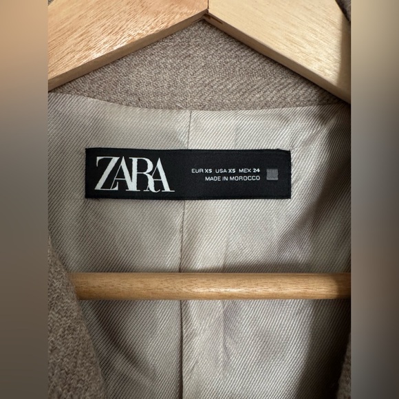 Zara 100% Wool Coat - Picture 3 of 5